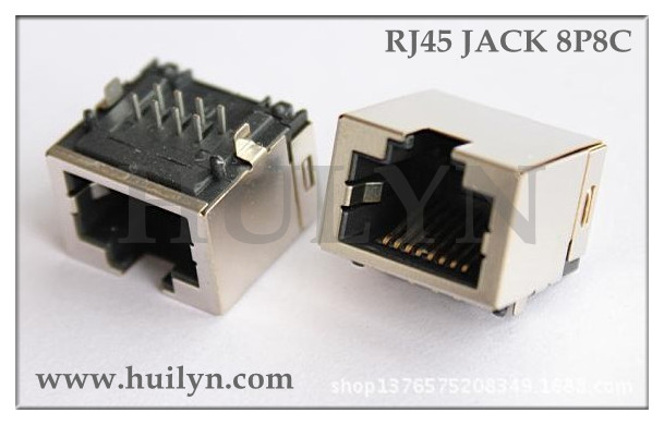 90度 RJ45連接器 高度11.00