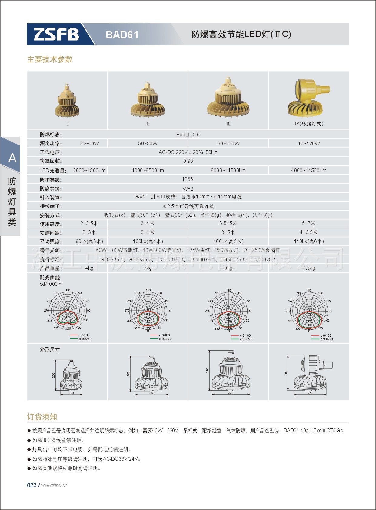 防爆高效节能LED灯 BAD61 IIC 02