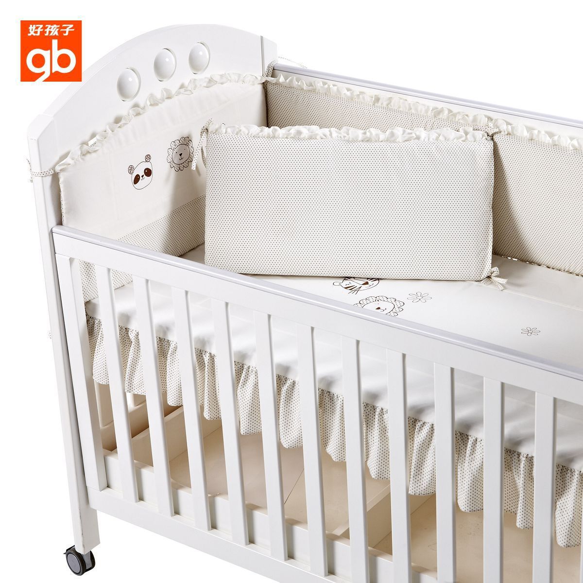 围-包邮专业定做婴儿床上用品套件 婴儿床围床