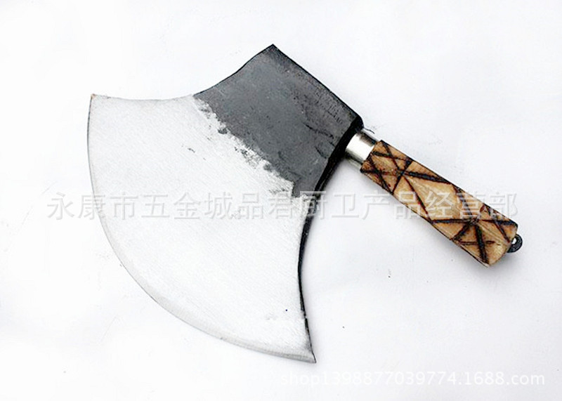 上刀3斤重大号斩骨头刀老式剁骨刀扇形骨头刀卖猪肉刀手工锻打 图片_高清大图 - 阿里巴巴