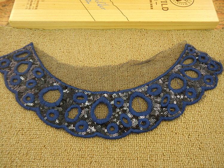 diy服装花边辅料 蕾丝领花材料 经典复古日韩单领子配件供应