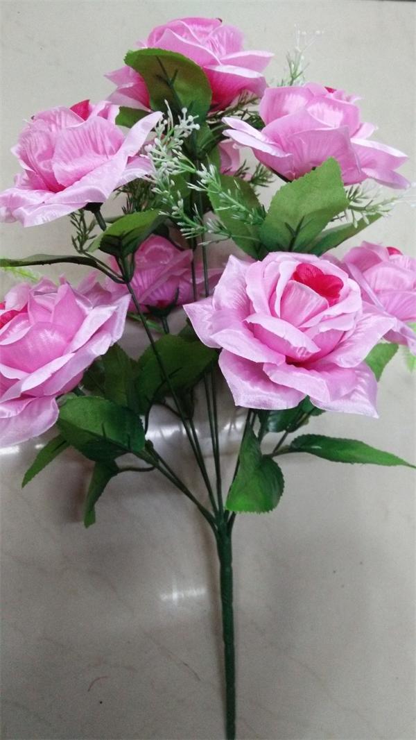 绢花假花 台桌面装饰花批发 厂家来样订做加工各种仿真花