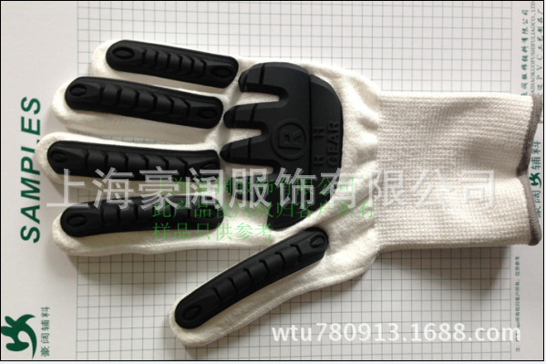 PVC压印手套