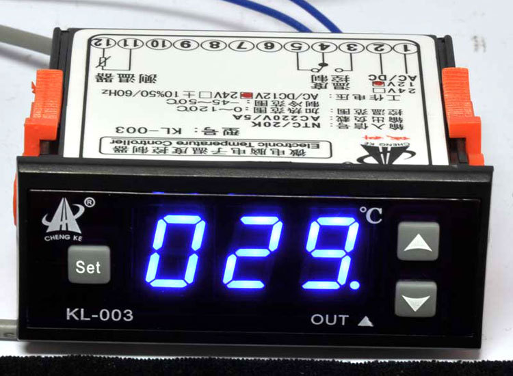 冷暖通用温度控制器 汽车空调温控器 数显温控器 汽车空调改装