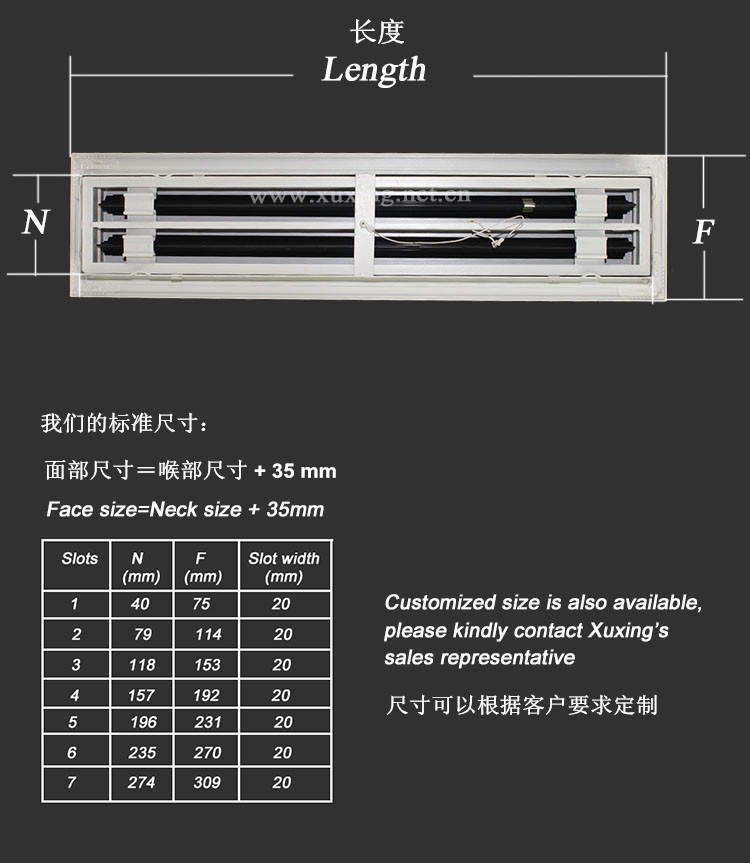 新款 线槽风口 装饰风口 中央空调进出风口 条缝风口 条形风口