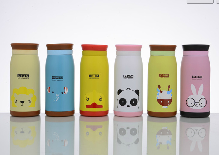 批发采购保温杯-萌物家族真空保温杯 二代大肚