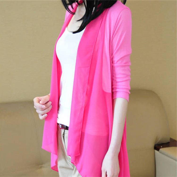 2014夏装新款<em>女装</em> 街头防晒衣透明<em>外搭开衫</em>夏
