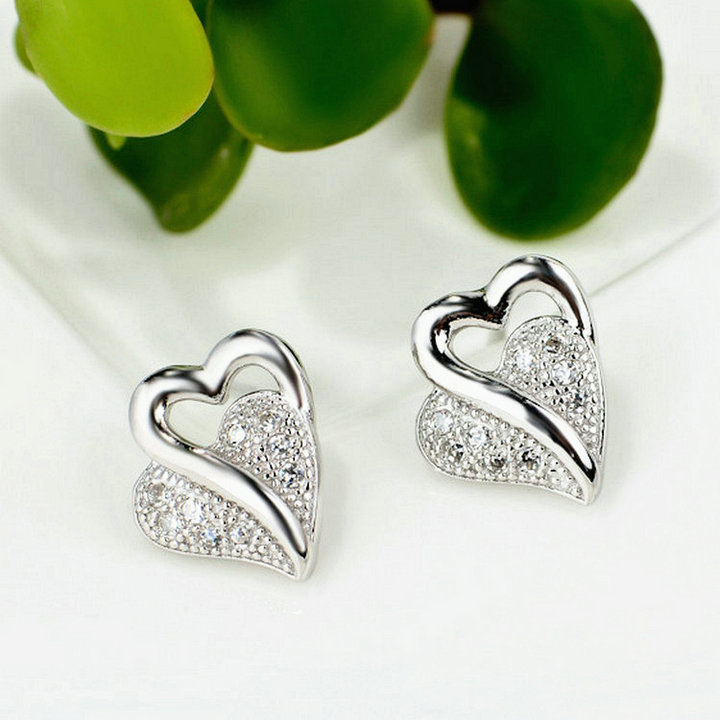 韩版耳饰韩国饰品耳钉女潮时尚耳饰可爱满钻心