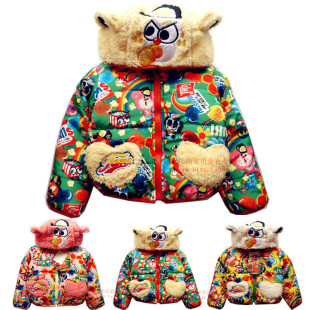 童<em>棉衣</em>-童装 2014秋冬款 JAM <em>加厚儿童卡通</em>双