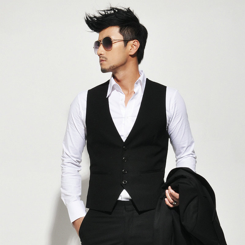 -批发淘宝爆款 欧美马甲 男士潮男装牛仔马甲