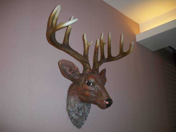 鹿头-壁挂(仿真效果)
