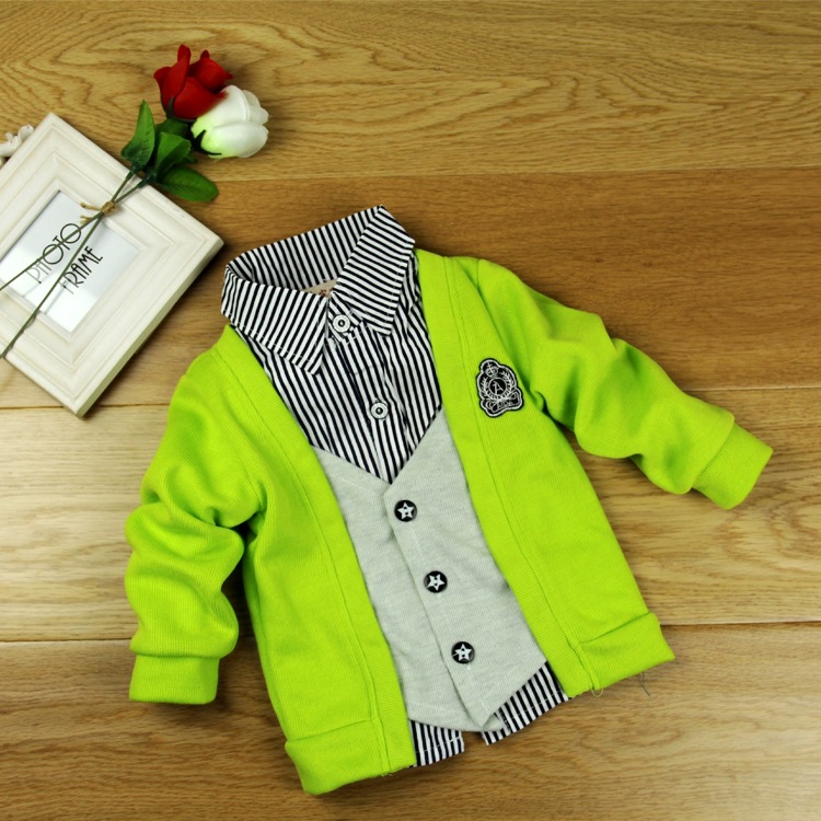 童外套-2014春款<em>男童</em>衬领<em>马夹</em> 全棉衬衫 <em>卡通</em>