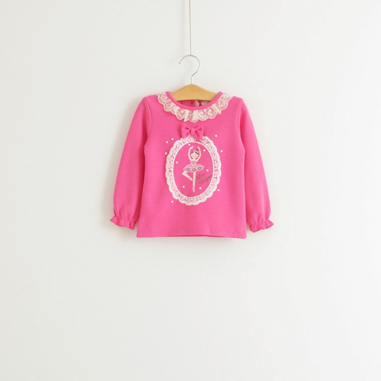 年春季新款韩版童装 儿童跳舞的<em>小女孩长袖</em>圆