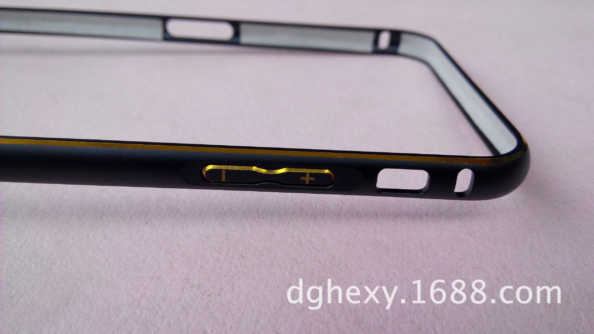 厂家供应苹果6 iphone手机边框 铝合金圆弧双色设计 金属4.7十色