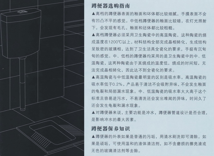 蹲便器坑距尺寸