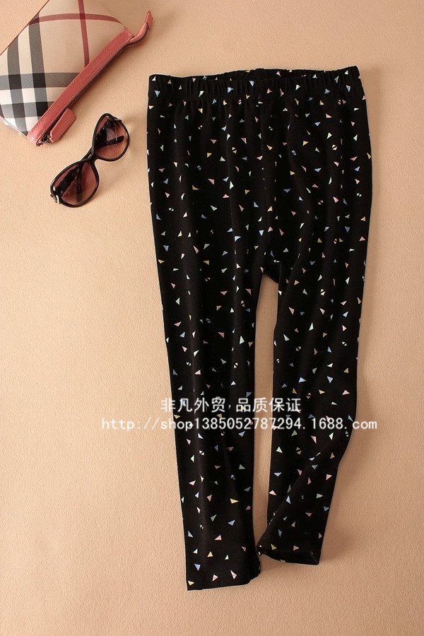 原单正品拉夏贝尔女款<em>女式</em>印花弹性 <em>打底裤批</em>