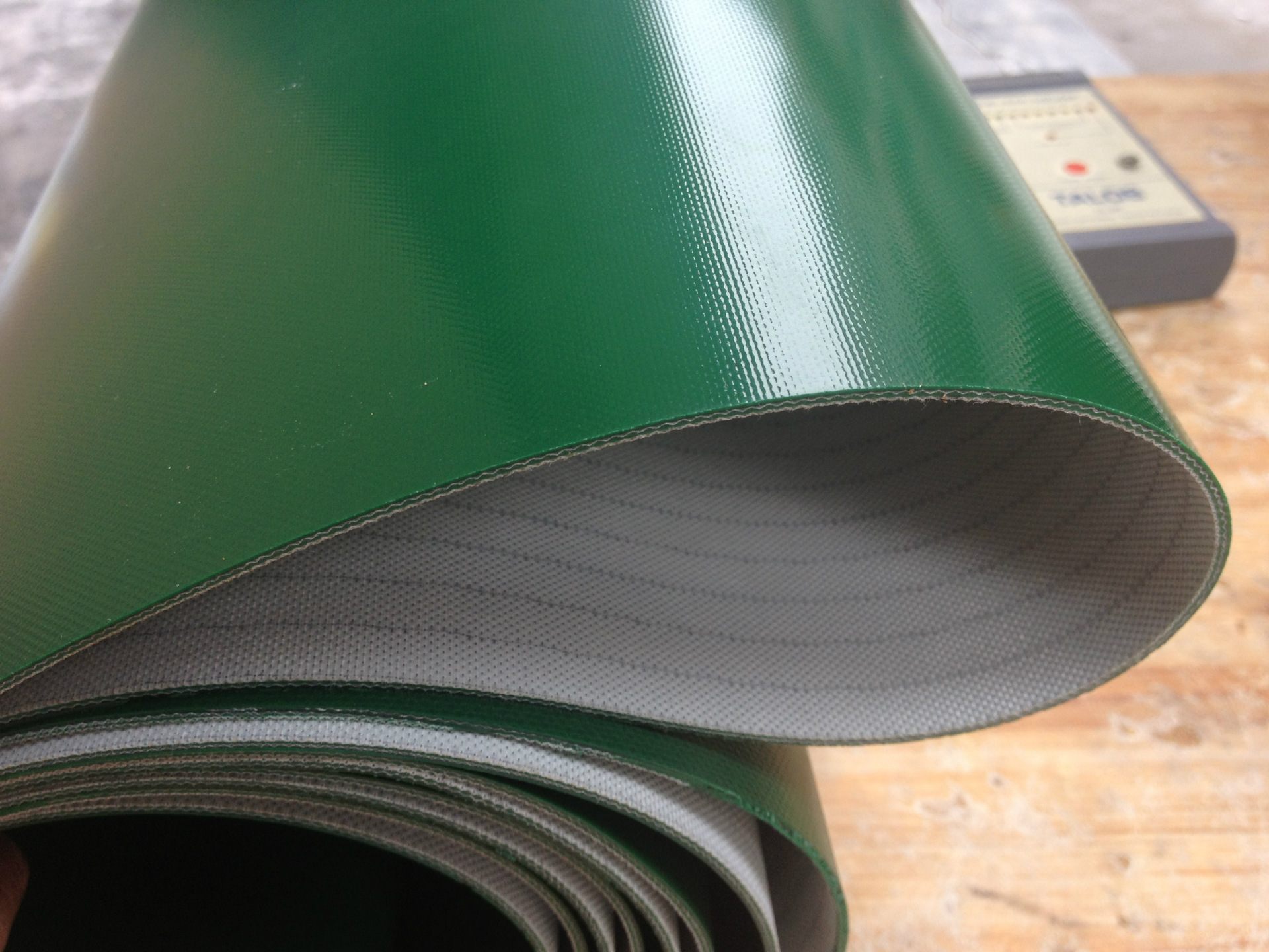 输送带-厂家批发PVC输送带 PU输送带 绿色光