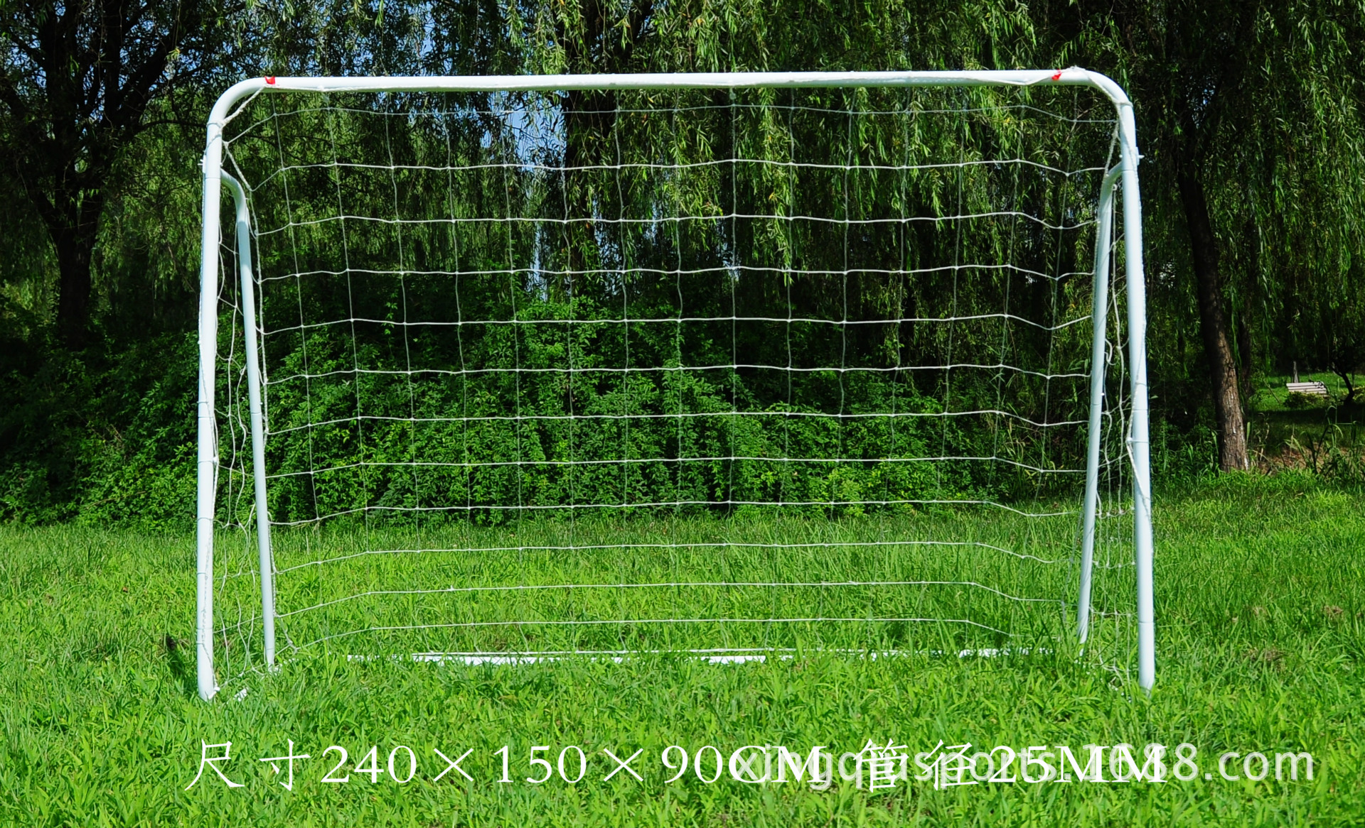 球门、球框-【厂家直销】2.4米钢管足球门 可拆