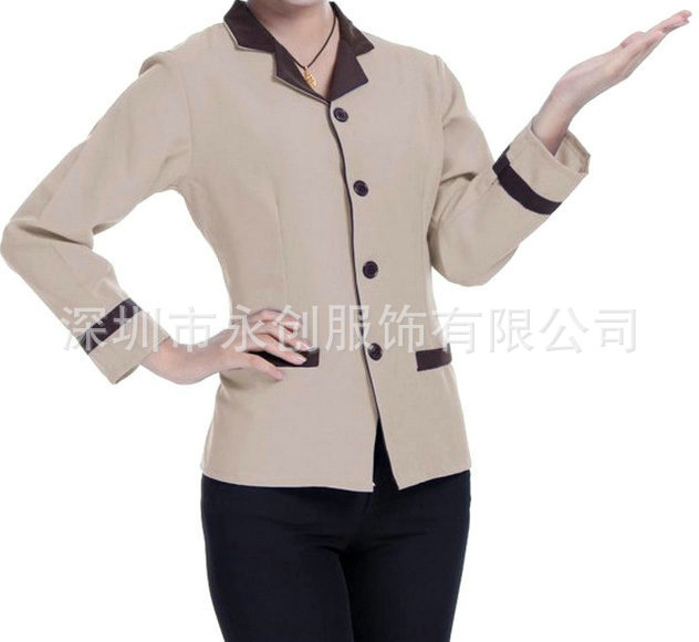【生产供应 女款长袖商场清洁服 园林物业清洁