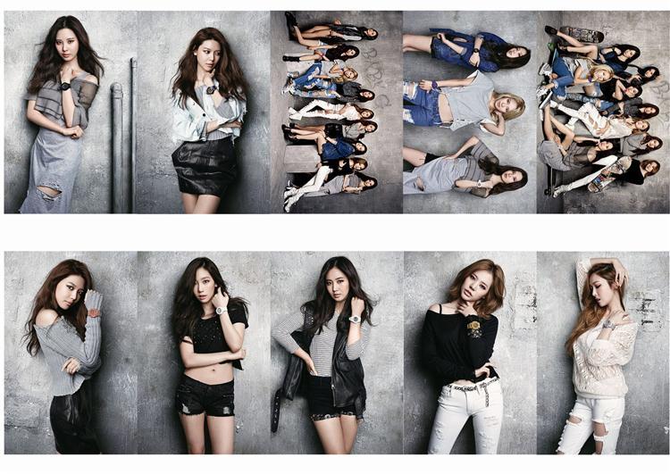 水泥墙 <em>少女时代</em> 2014年 水晶<em>卡贴</em> 官方同款周