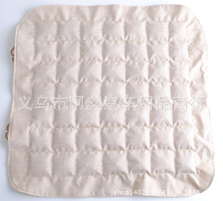 Hawthorn seed square cushion