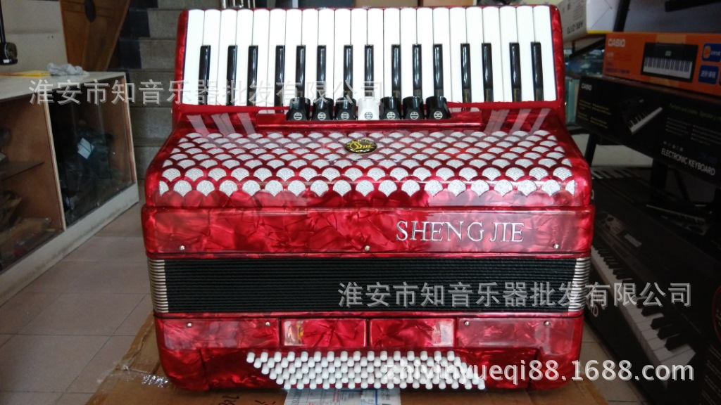 6BS贝司贝斯三排簧键盘手风琴37键 7\/2变音器