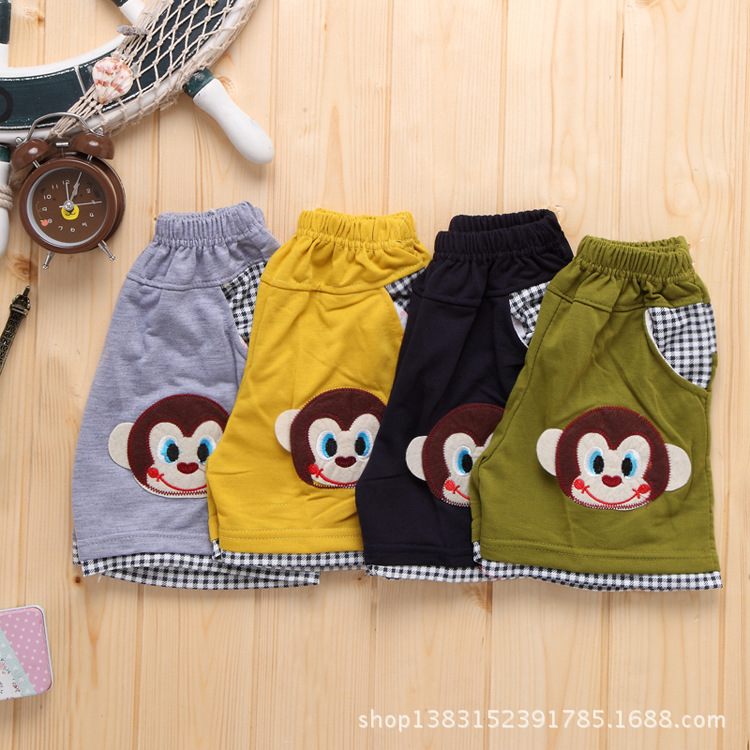 童装<em>短裤</em>厂家直销 夏天<em>男童短裤批发</em>时尚机灵