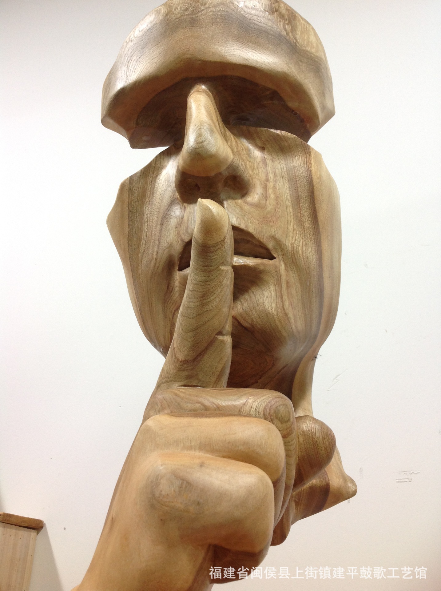 桌类、茶几-沉默是金雕刻摆件 图书馆博物馆卧