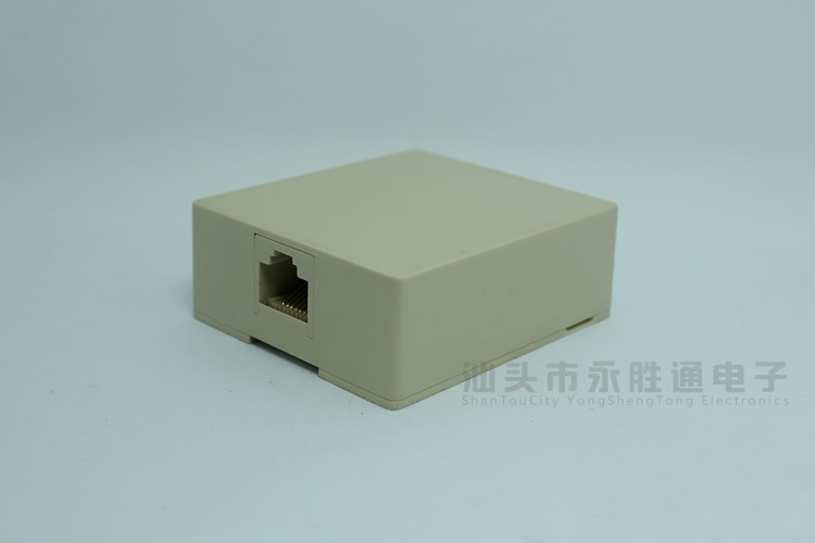 厂家直销 网络接线盒8p8c 单孔电话接线盒 468 电缆接线盒