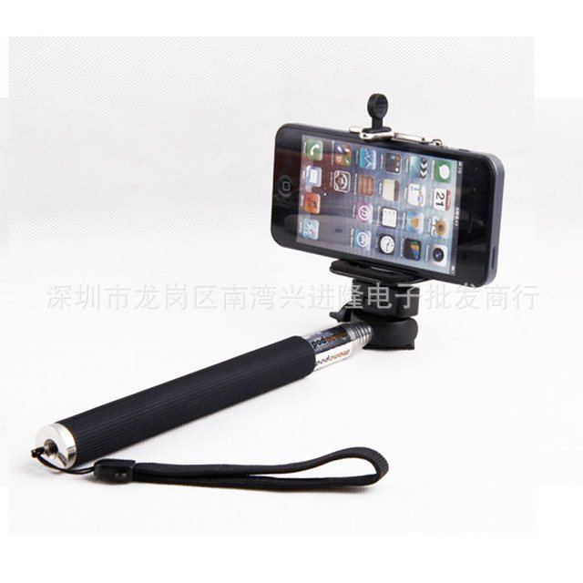 手机支架-苹果三星自拍神器 伸缩手机支架自拍