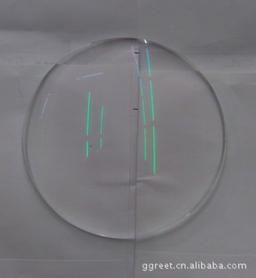 56绿膜球面 加硬多层膜树脂光学镜片 远视眼镜片 老花a级