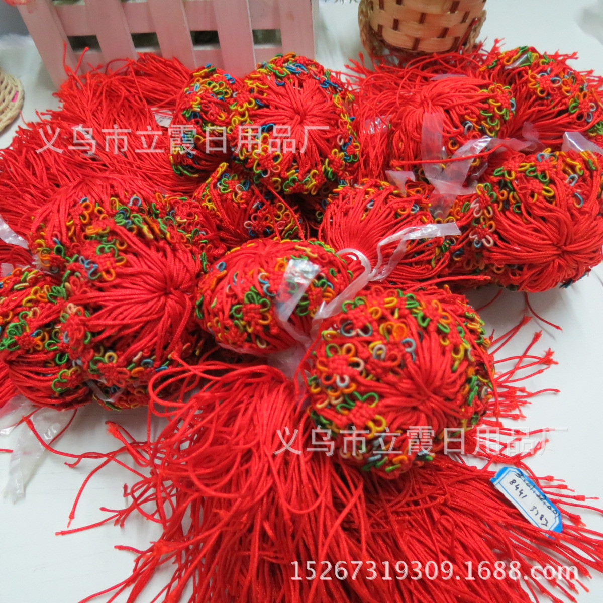 中国结挂饰 配饰 手工花结加工 义乌中国结】价格,厂家,图片,其他工艺