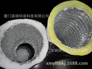 风管-保温消音铝箔排风管、空调软管、方形矩
