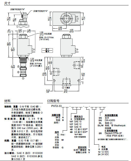 海德福斯液压系统插装阀,cv04-b20-0-n-05,原装进口