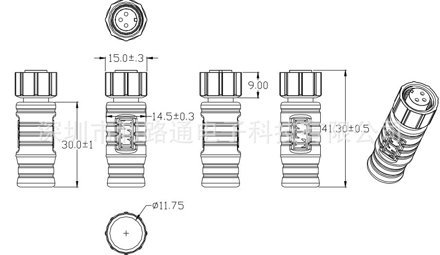 M12注塑对接图1