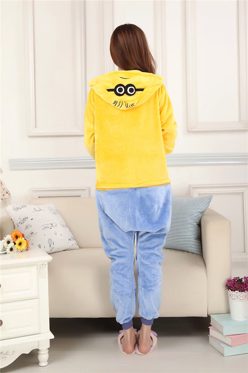 <em>睡衣</em>、家居服-好梦莱卡通<em>连体睡衣</em> <em>小黄人</em>卡通