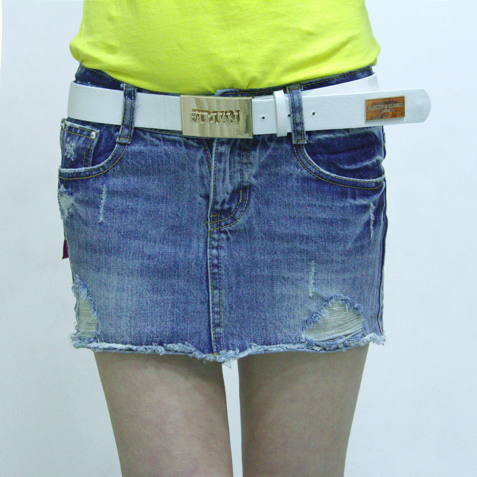 2014春新款韩版牛仔短裙 潮流时尚新品 修身显