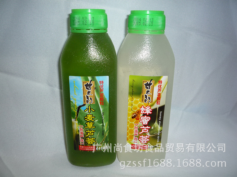 其他软饮料-台湾甘太郎小麦草芦荟饮料440ML