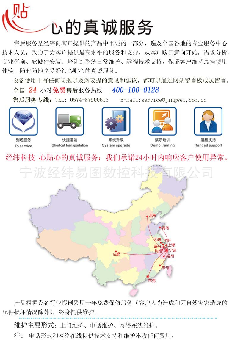 售后提示图片长版带售后网点图 网页版本 780 横像素