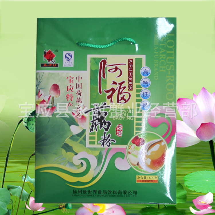 阿福速溶藕粉红枣莲子宝应特产中国荷藕之乡