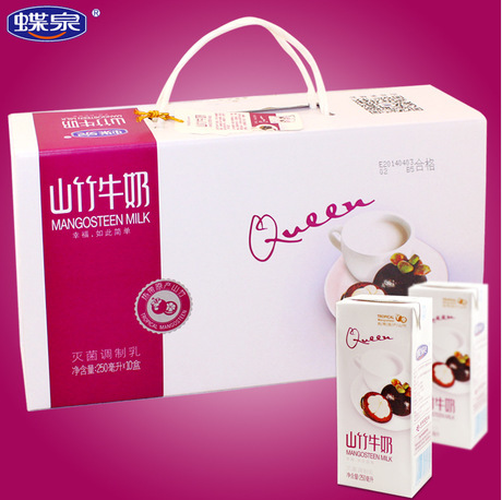 云南新希望集团 蝶泉山竹榴莲牛奶饮料 泰国口