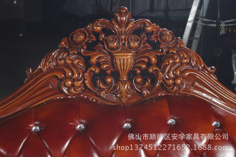 沙发类-欧式实木沙发 橡木雕刻 欧式家具 厂家