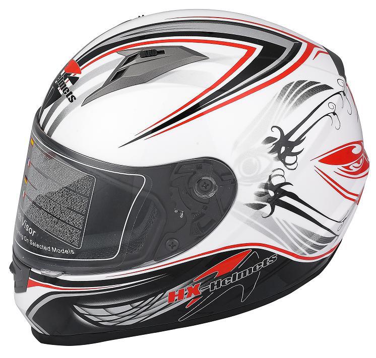 摩托车头盔,摩托车安全帽 全盔X-302白色 图片