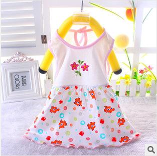 童裙-夏季<em>销量</em>最高 全棉印花连衣裙 婴儿裙/马