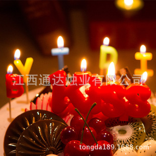 生日布置蜡烛