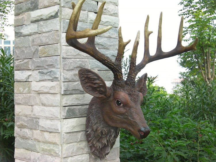 鹿头-壁挂(仿真效果)