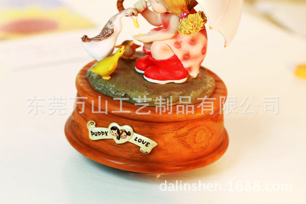 【爱的种子旋转摆饰音乐盒】价格,厂家,图片,塑