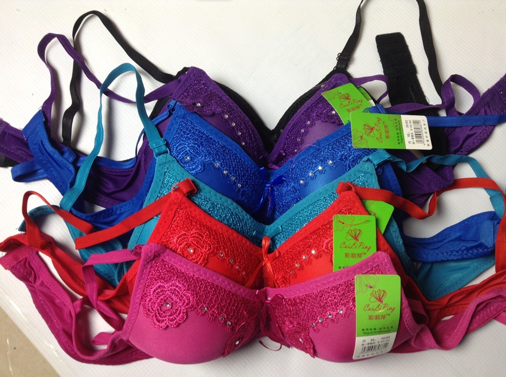 <em>地摊货</em> 春秋款女士<em>文胸</em>蝴蝶结蕾丝花边 少女胸