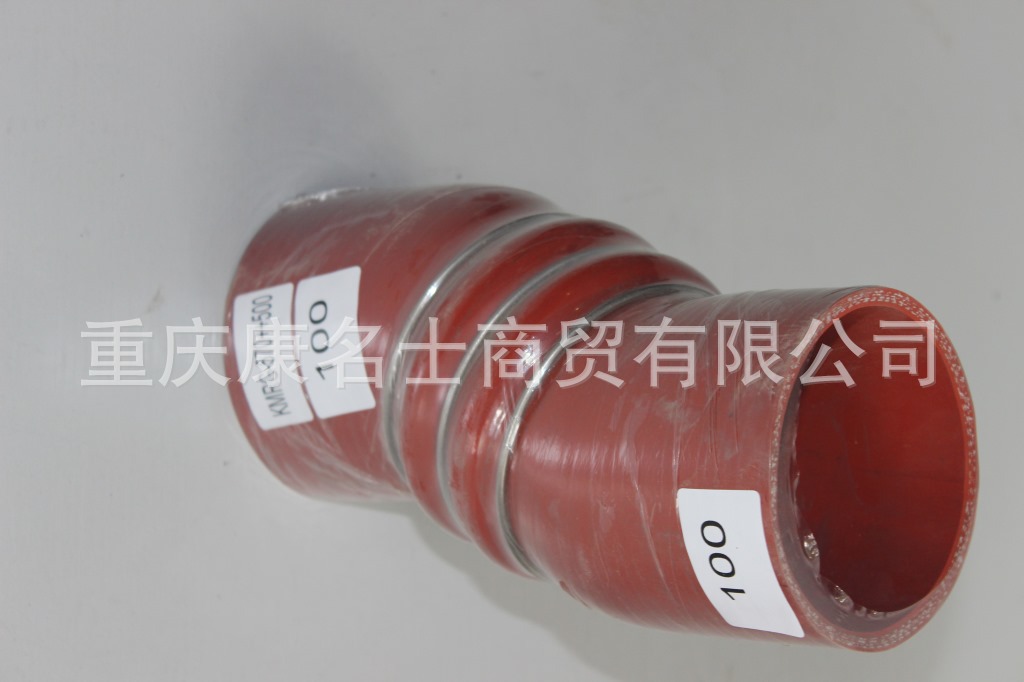 磨砂硅胶管KMRG-570++500-弯管100X弯管-内径100X氟硅胶管,红色钢丝3凸缘2Z字内径100XL300XL270XH150XH160-5