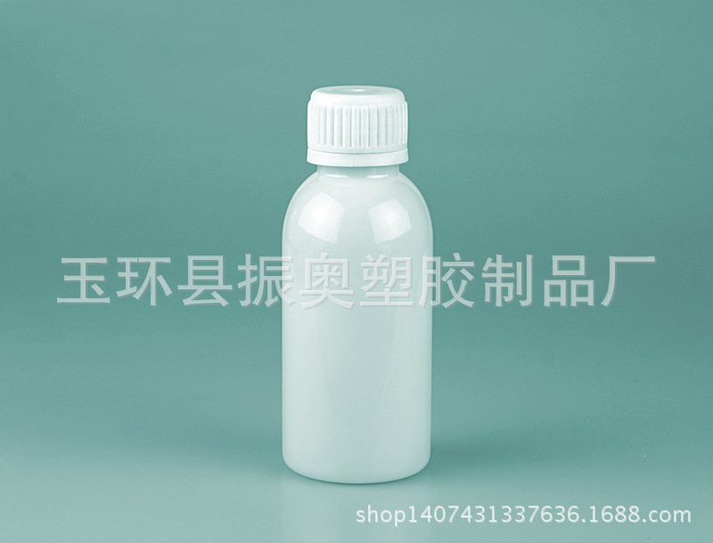 口服液体药用聚酯塑料瓶120ml 糖浆瓶 厂家供应pet乳白色塑料瓶